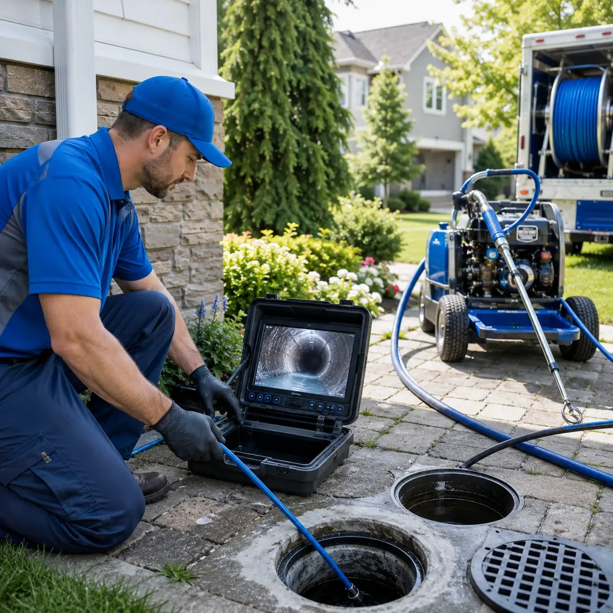 Outdoor drain cleaning professionals serving Pleasant Unity, PA
